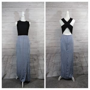 Twelfth Street by Cynthia Vincent maxi dress Open Cross Back